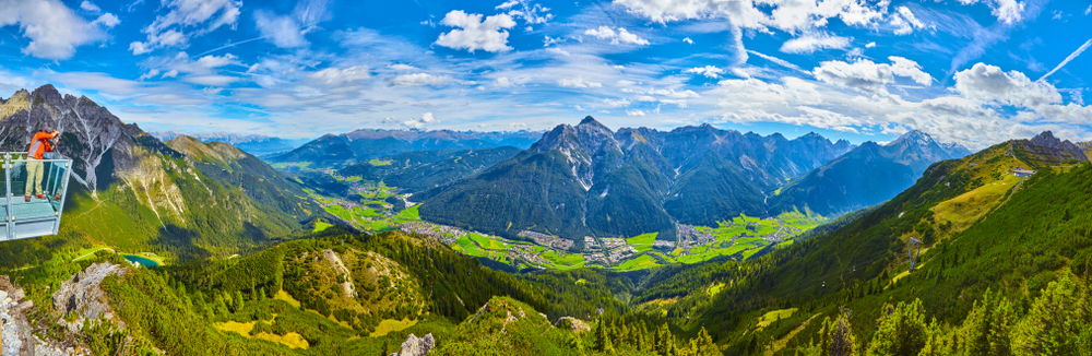 Panorama vom Kreuzjoch
