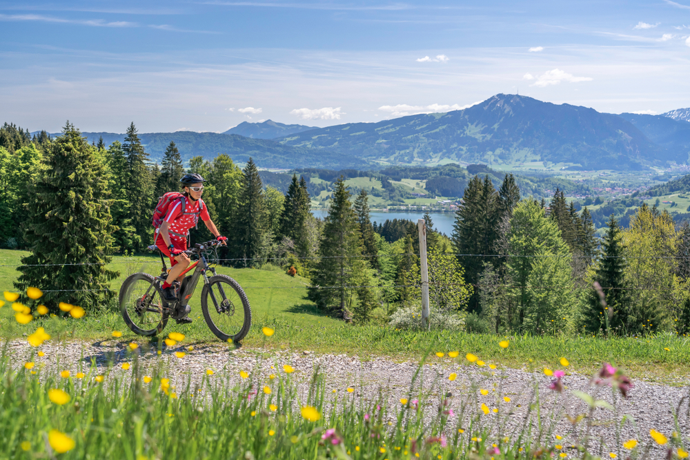 Allgäu Mountainbike Tour Alpsee