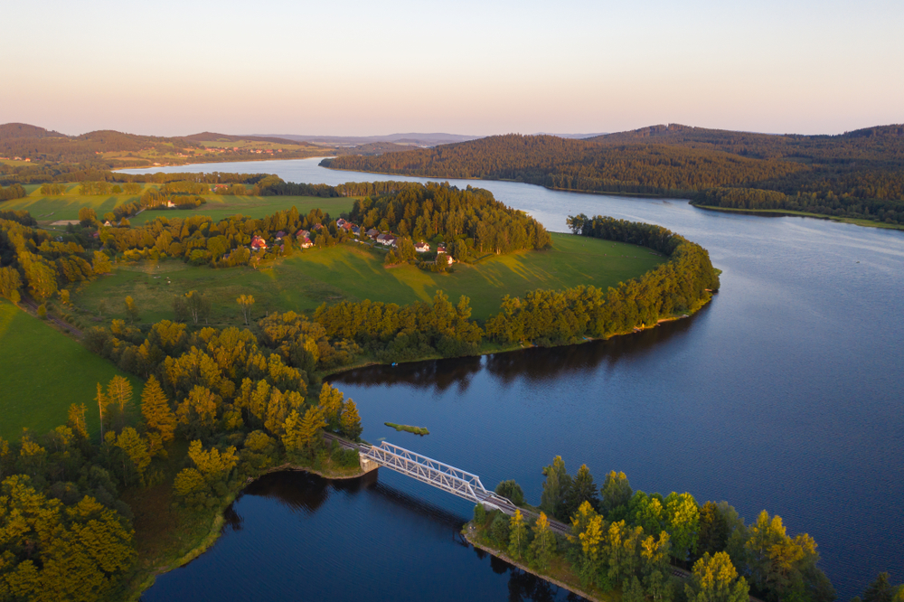 Lipno-Stausee Moldau Mountainbike