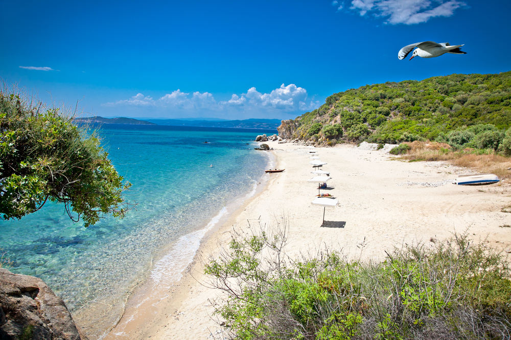 Ouranoupoli Beach Athos Strand