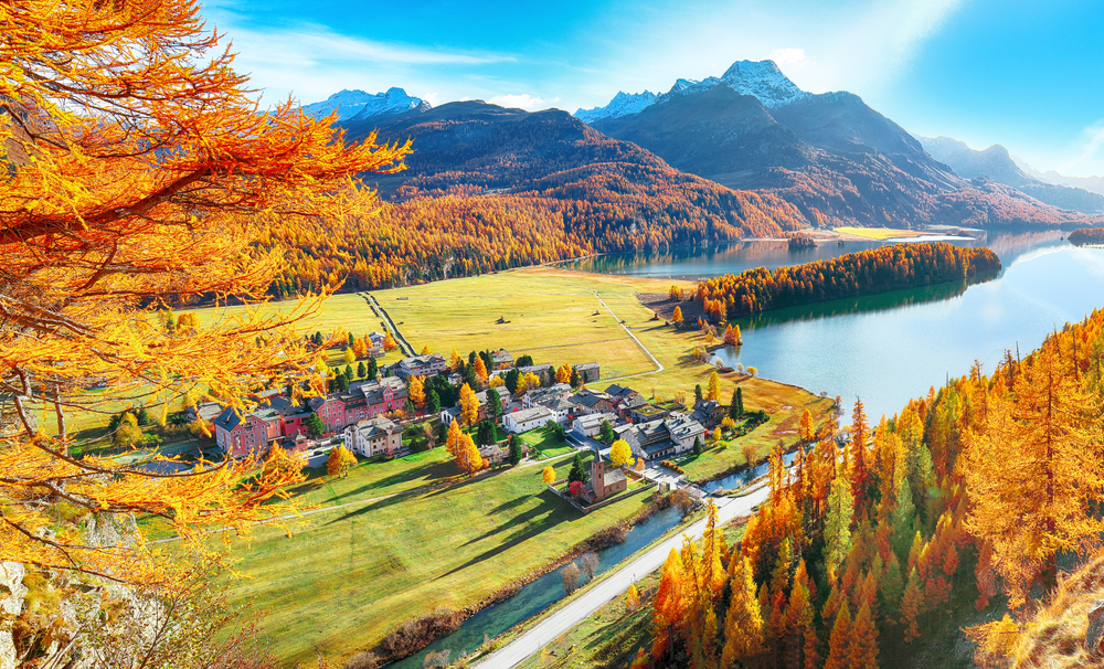 Sils Wandern Silsersee