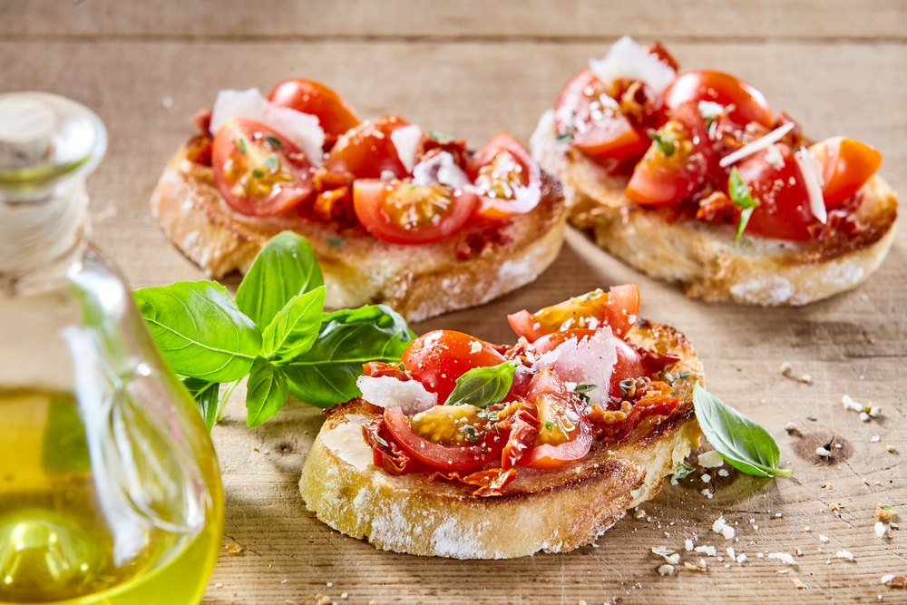 Antipasti Italien Bruschetta