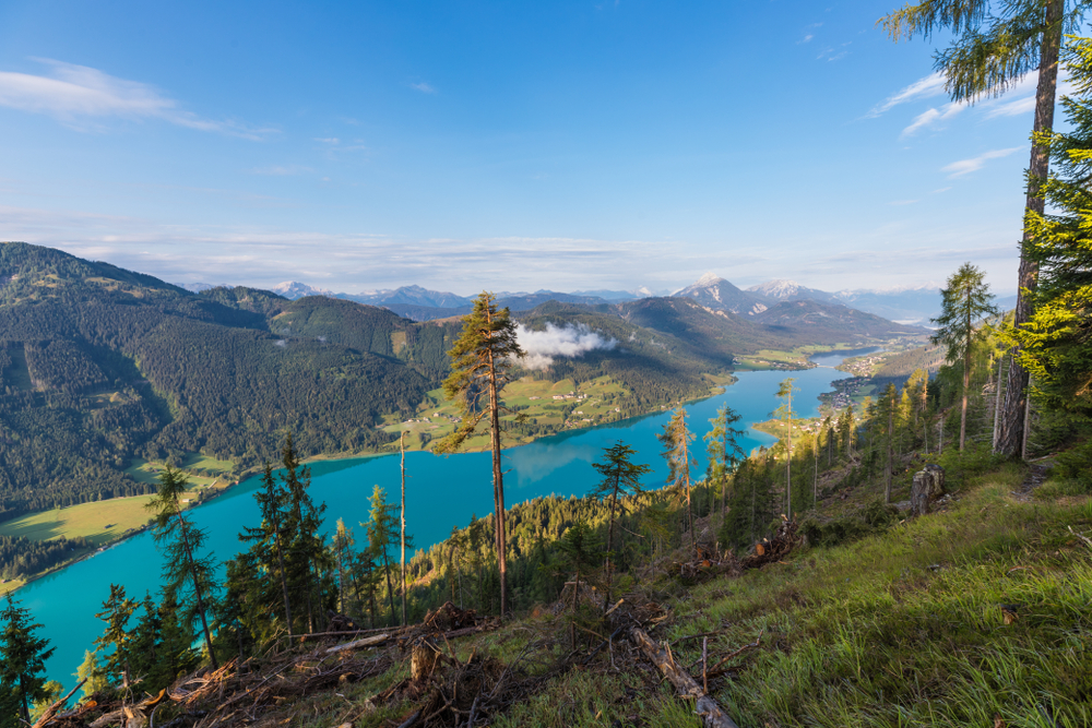 Panorama des Weissensees