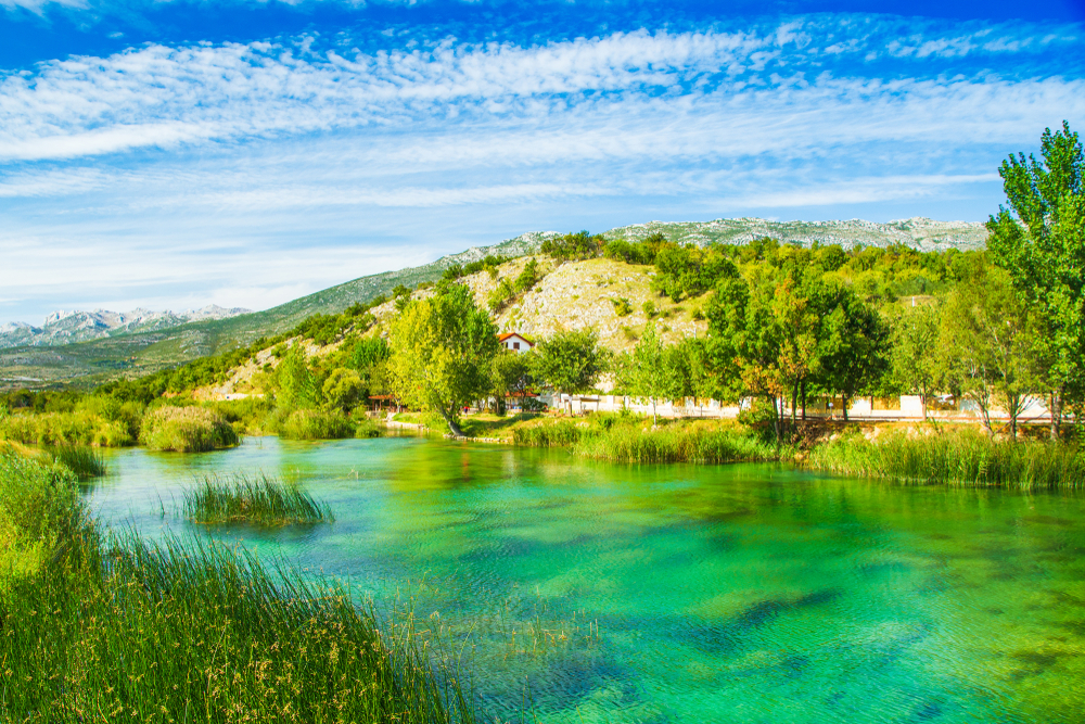 Zrmanja Fluss