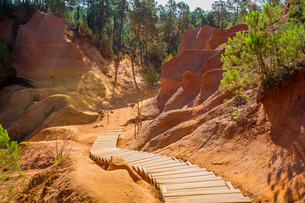 Sentiers des Ocres Wanderung Roussillon
