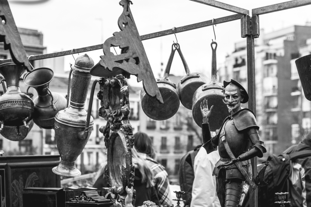 Flohmarkt Madrid El Rastro