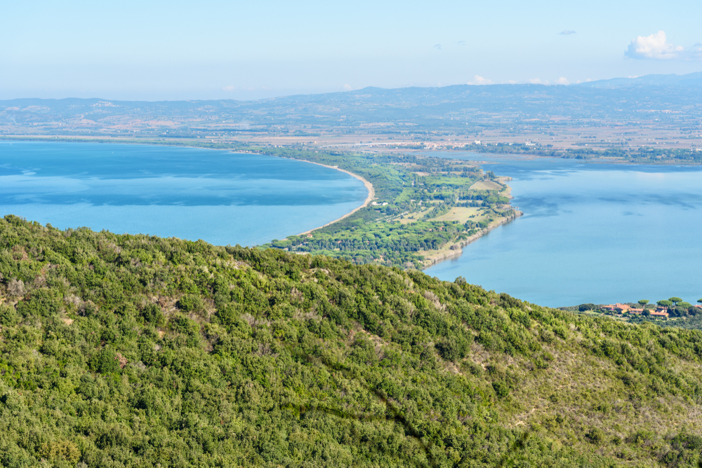 Tombolo della Giannella Hundestrand