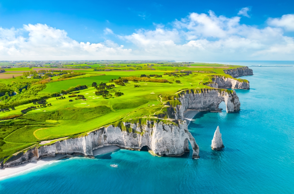 Normandie wandern Küste