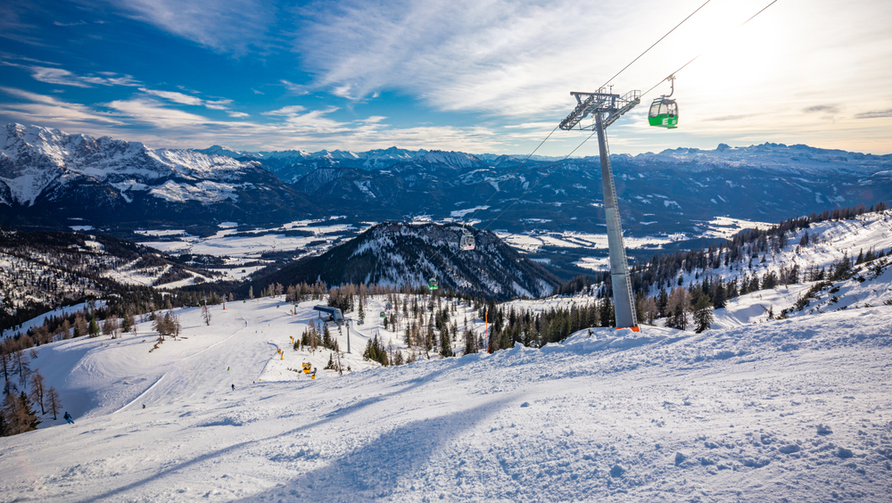 Tauplitz kleines Skigebiet Österreich