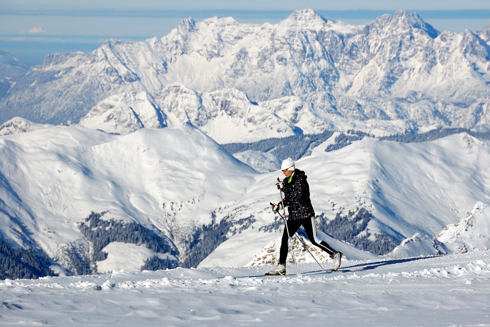 Kaprun Langlauf Gletscherloipe Kitzsteinhorn
