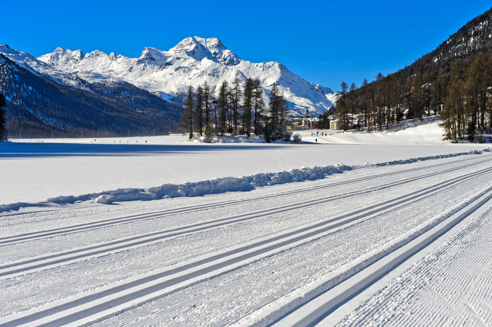 Langlauf Engadin Loipe
