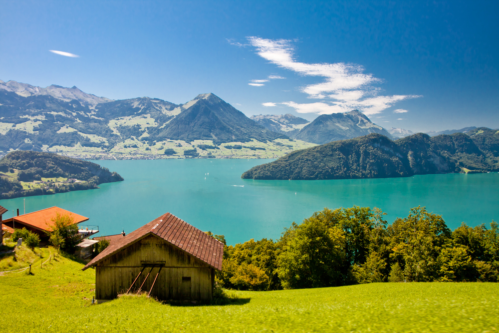 Wanderung Rigi mit Hund Vierwaldstättersee
