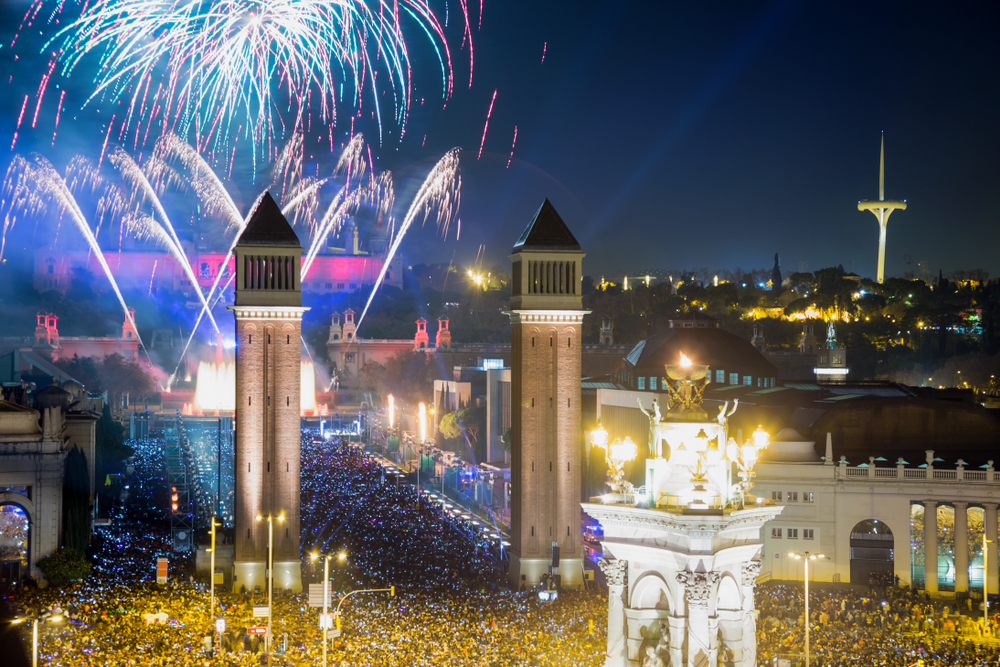 Silvester in Barcelona