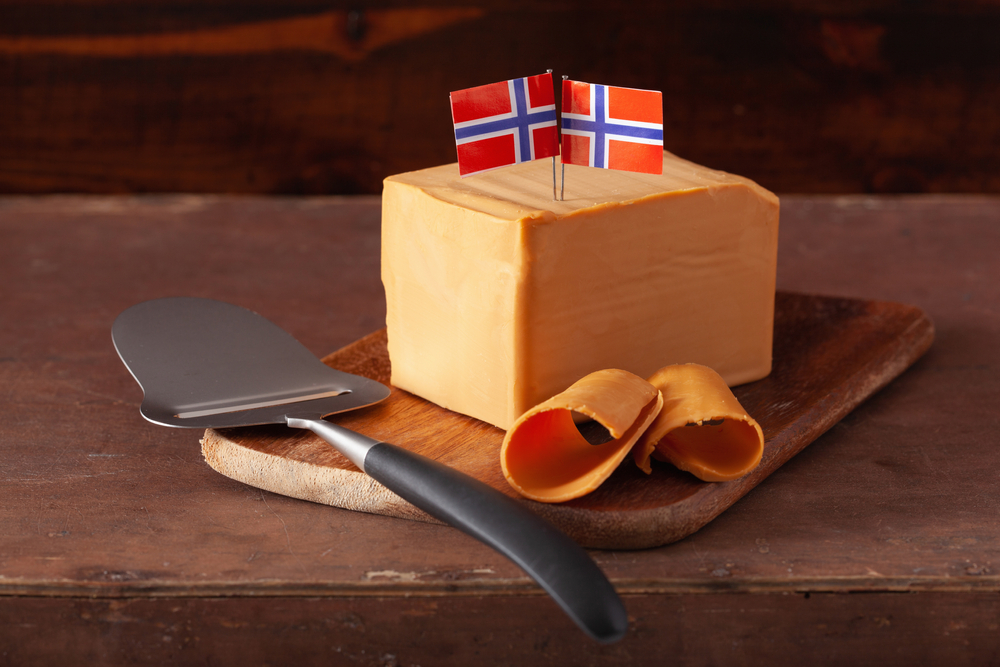 Brunost Norwegen Braunkäse