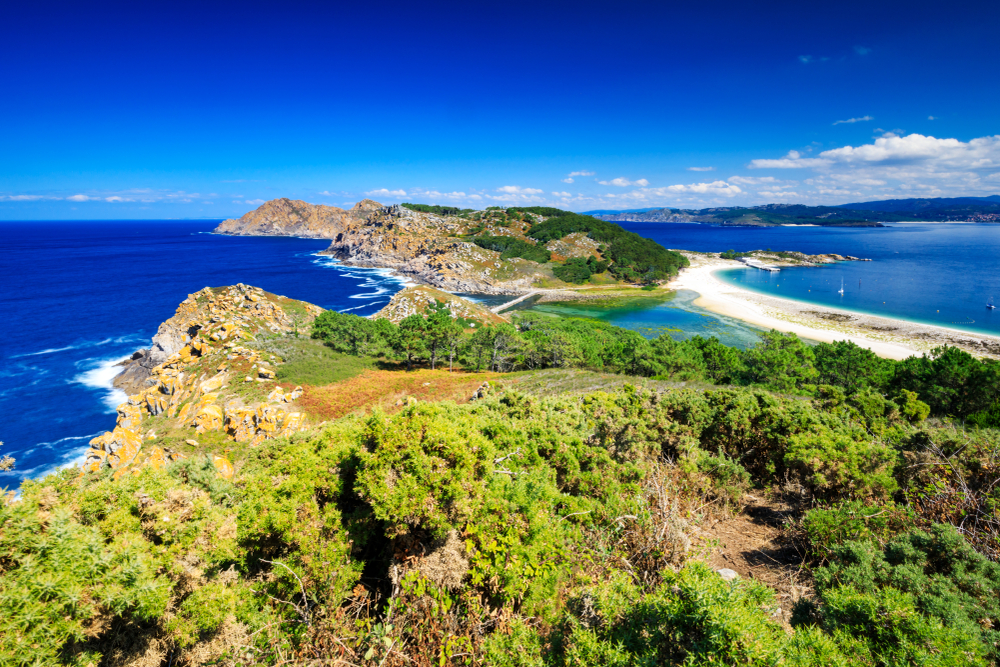 Segelen Galizien Cies Inseln