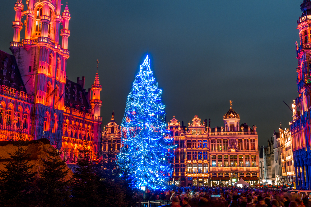 Weihnachtsmarkt in Brüssel